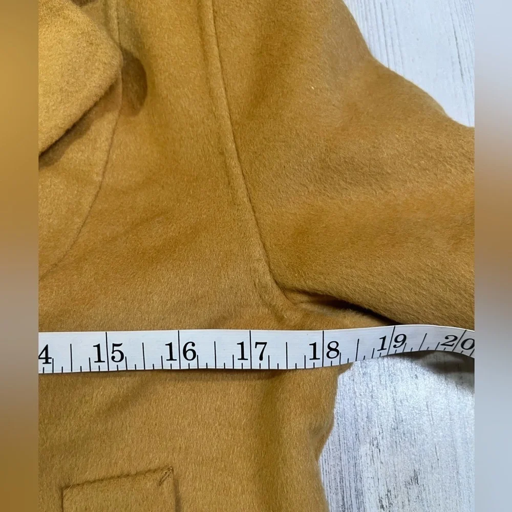 Belle & Bloom Better Off Military Peacoat - Antique Gold size medium NWT